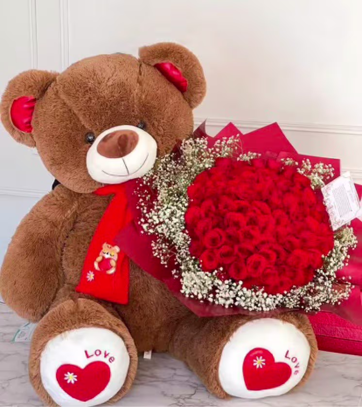 Peluche 50 Roses
