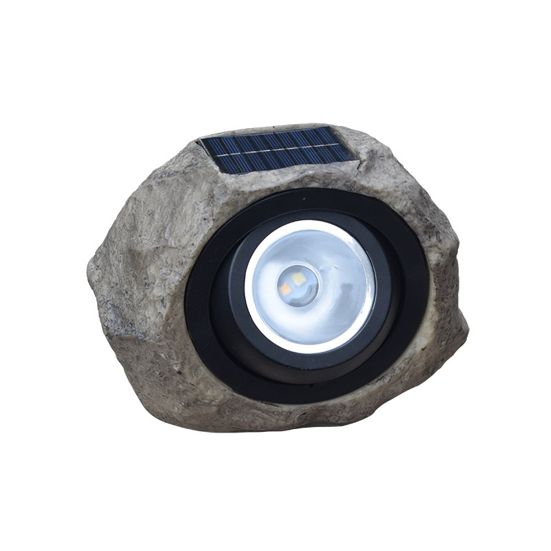 Elosung Solar Rock Garden Light, Warm or White LED