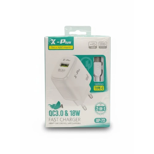 شاحن Type-C XP-72 18W QC3.0