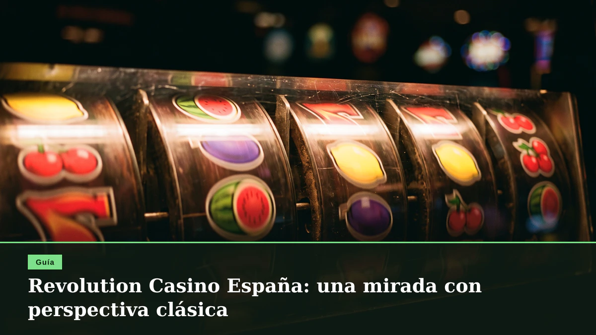 Revolution Casino España: una mirada con perspectiva clásica