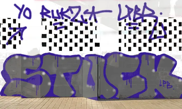 Graffiti artwork by STUCK1