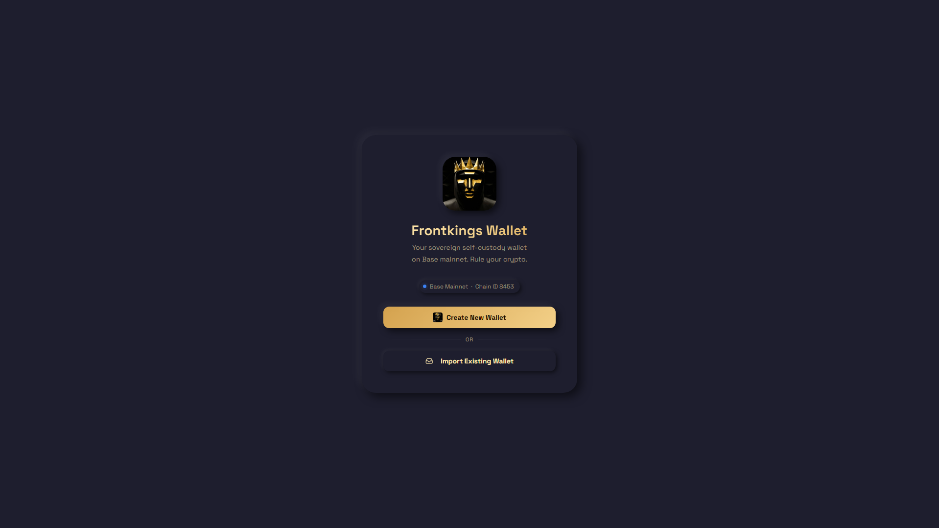 Screenshot of frontkingswallet.pages.dev