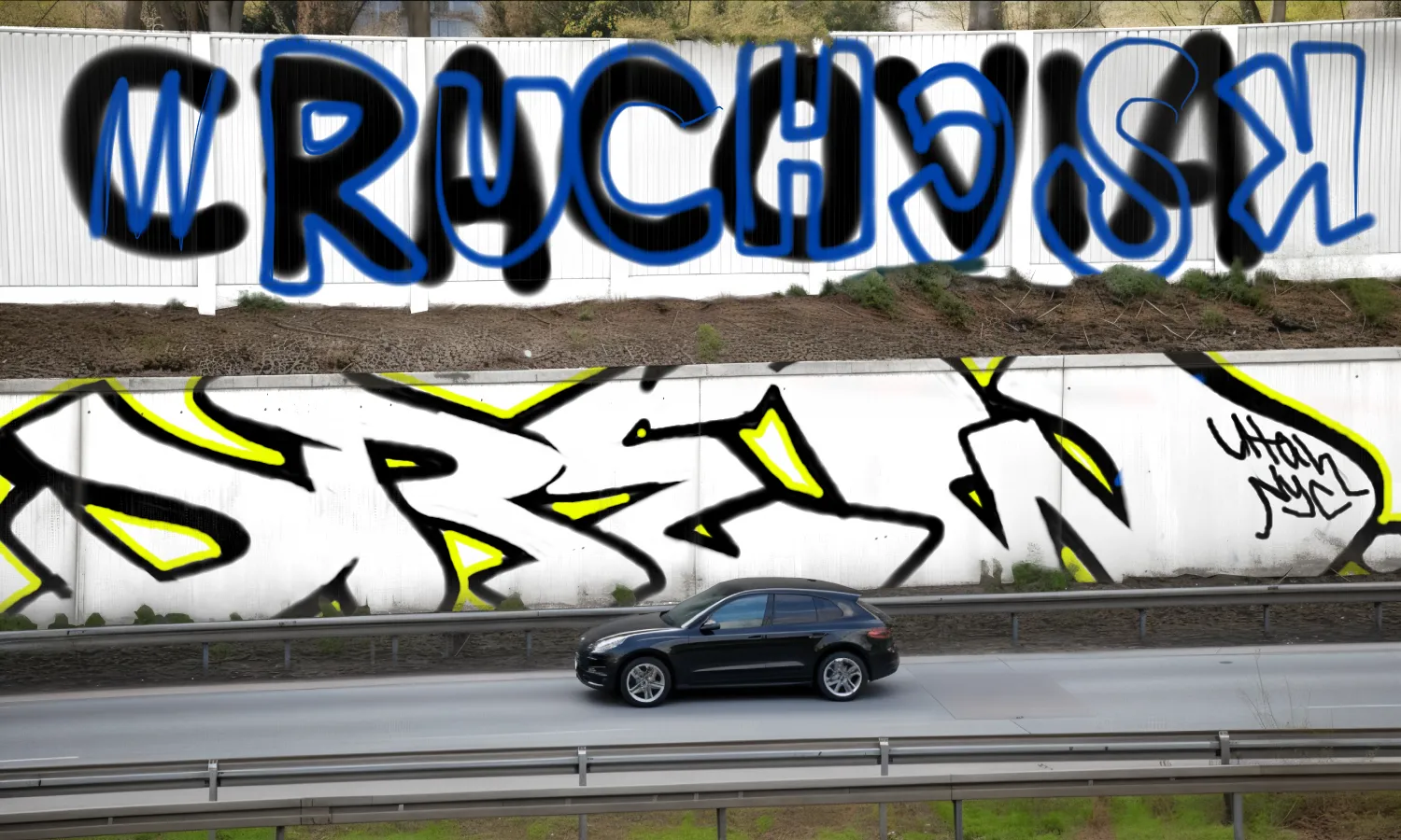 Graffiti artwork by Drew