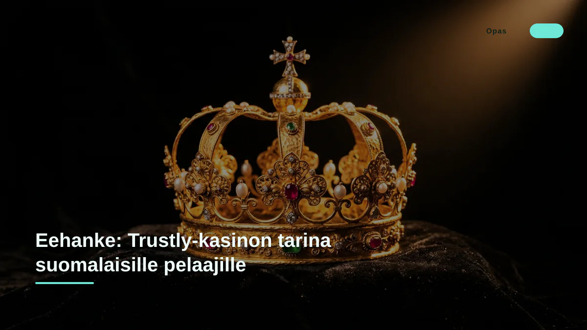 Eehanke: Trustly-kasinon tarina suomalaisille pelaajille