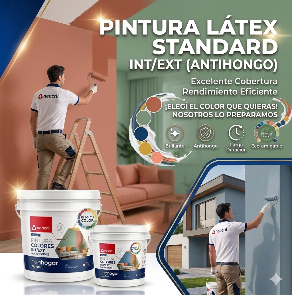 PINTURA LÁTEX ANTIHONGO INT/EXT COLOR