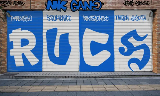 Graffiti artwork by vandald