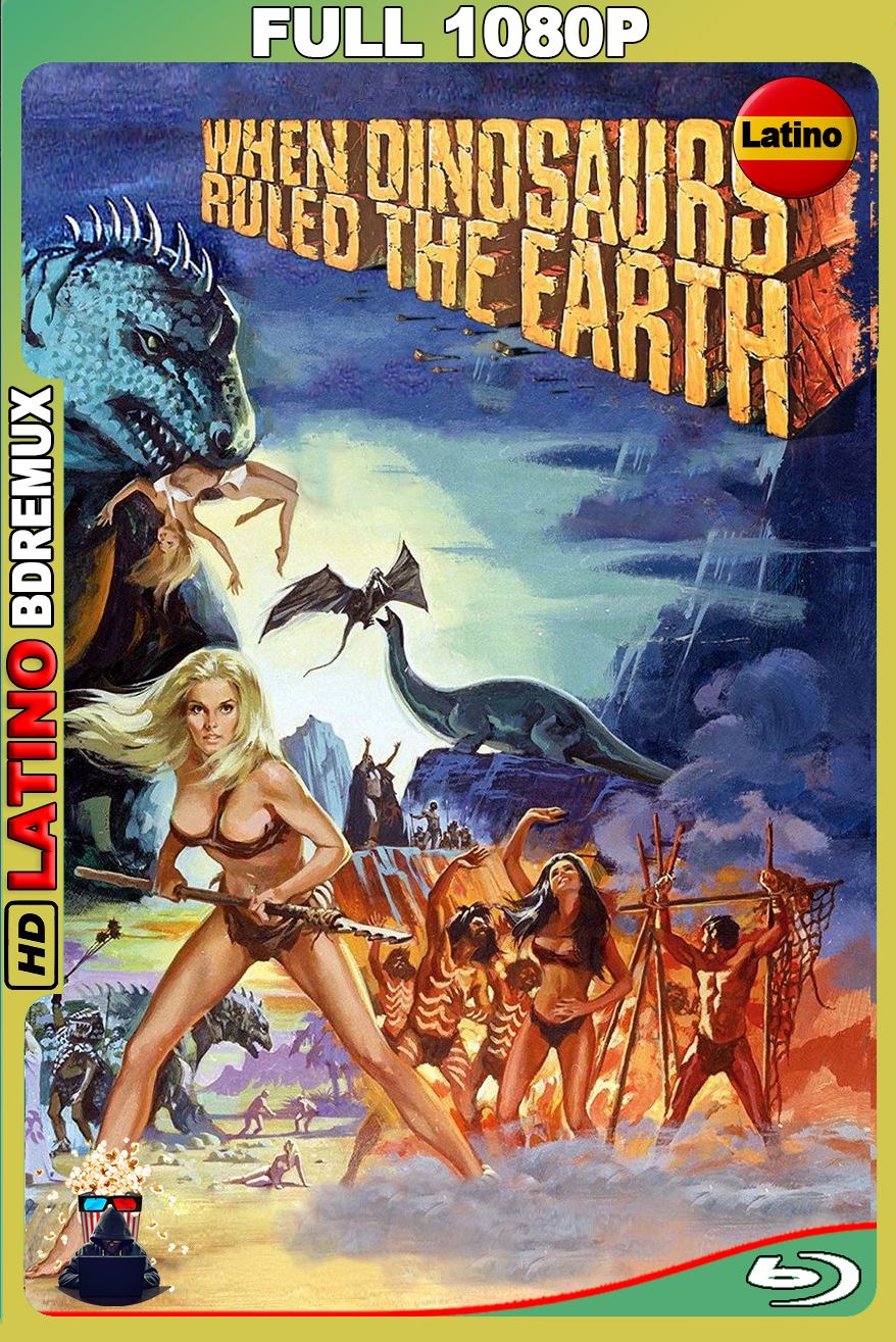 Cuando los dinosaurios dominaban la tierra (1970) [Full 1080p] BDREMUX [Latino-Inglés]