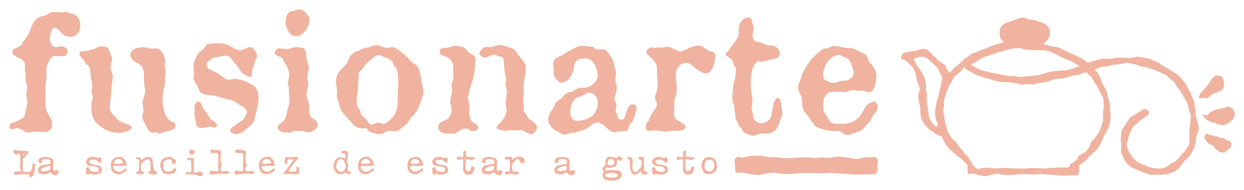 Logo salmón sobre verde
