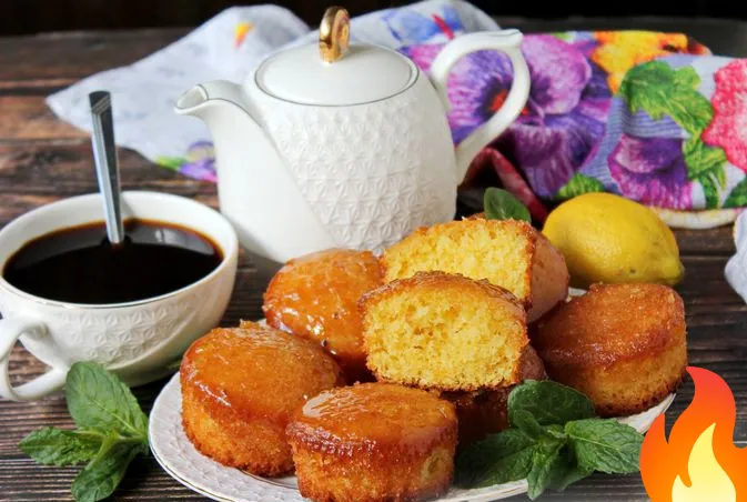 Постер Лимонные кексы с лимонной карамелью