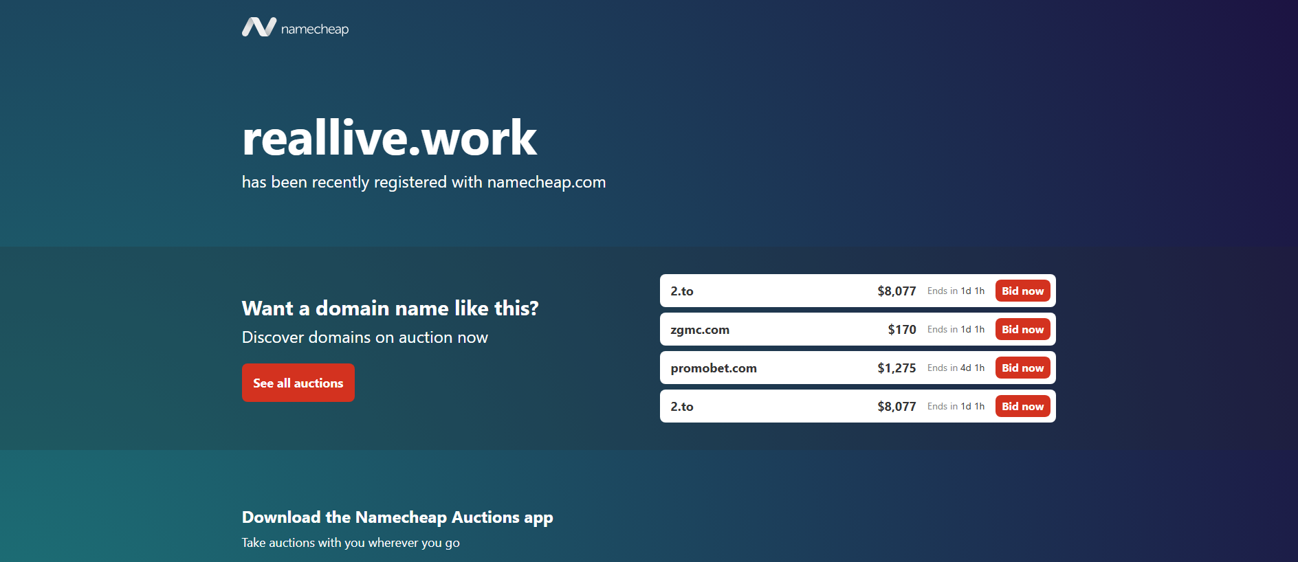 Forensic screenshot of reallive.work showing the phishing page layout
