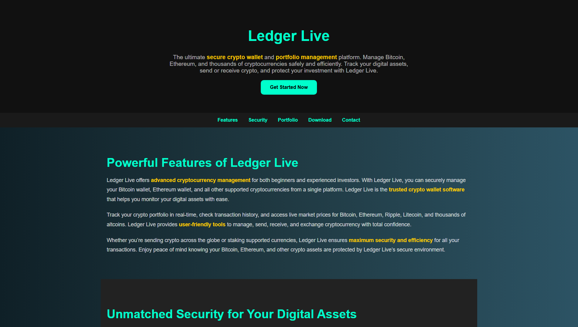 Screenshot of guide-ledgerr-live.pages.dev