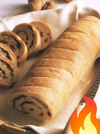 Фото Хлеб с орехами и оливками