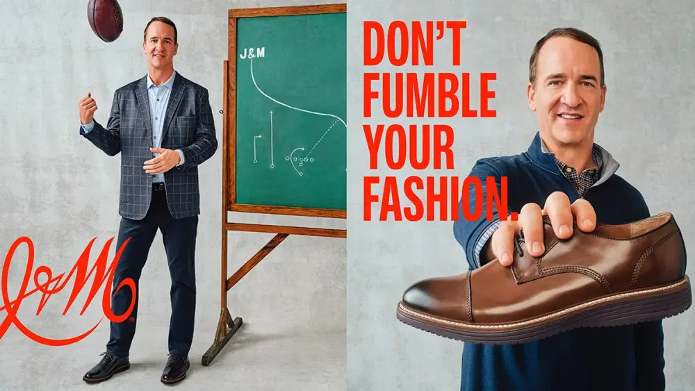 Peyton Manning stimulează apelul Johnston & Murphy către consumatorii mai tineri