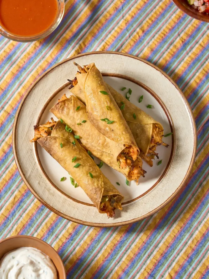 Buffalo Chicken Taquitos