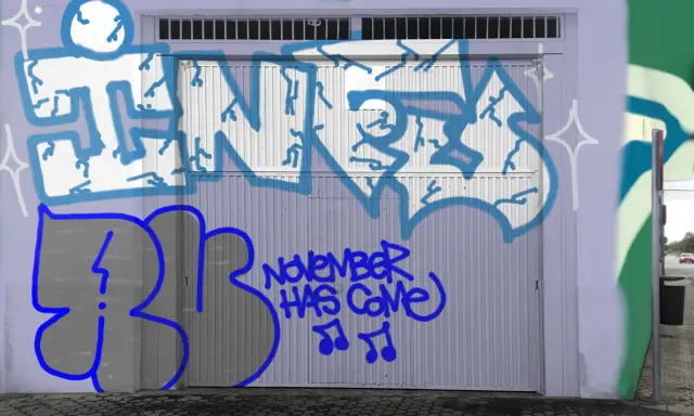 Graffiti artwork by infu