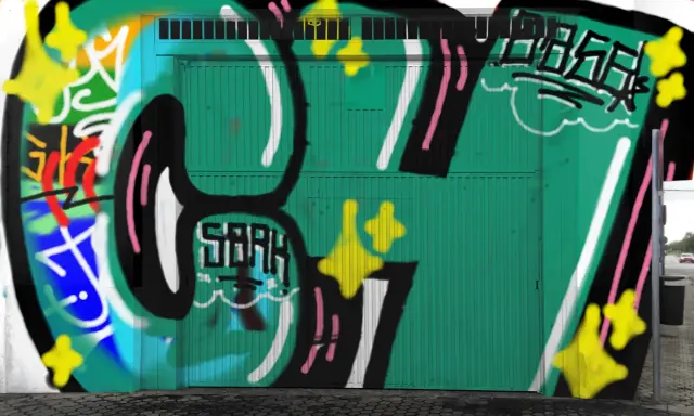 Graffiti artwork by Sark
