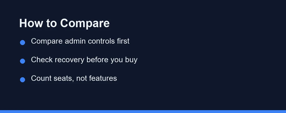 How to Compare