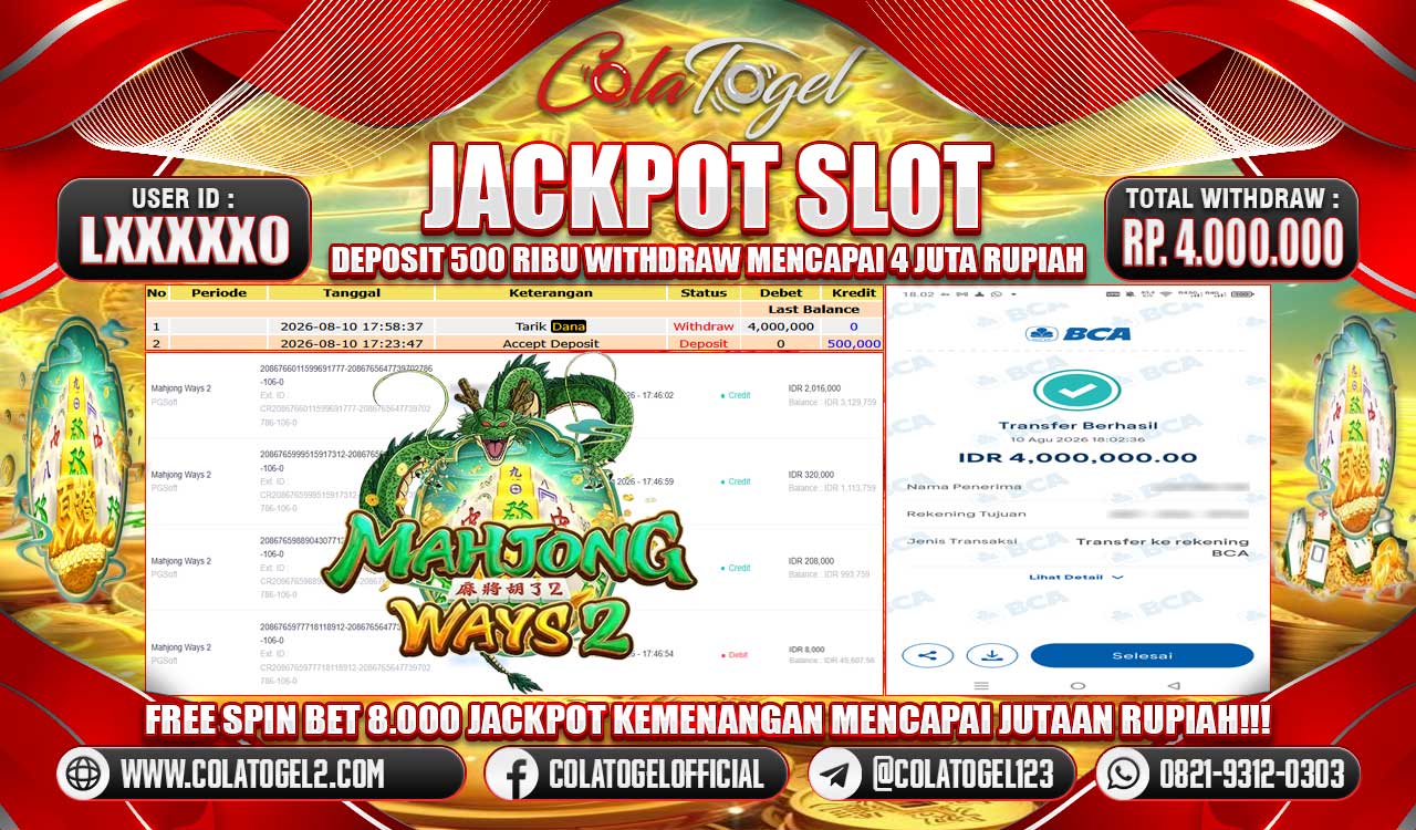 JACKPOT SLOT GACOR!!