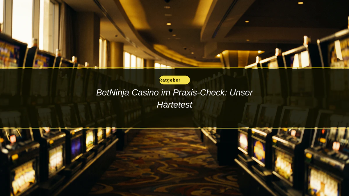 BetNinja Casino im Praxis-Check: Unser Härtetest