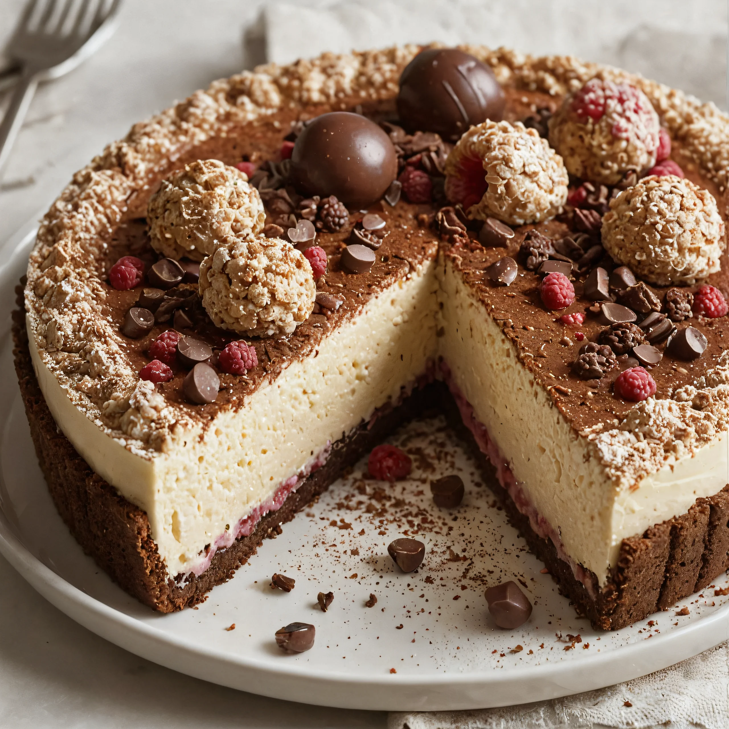 Mascarpone Tart with Espresso Sauce