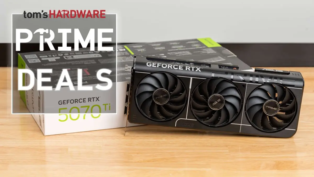 Asus Prime RTX 5070 Ti Graphics Card Hits Lowest Price This Year