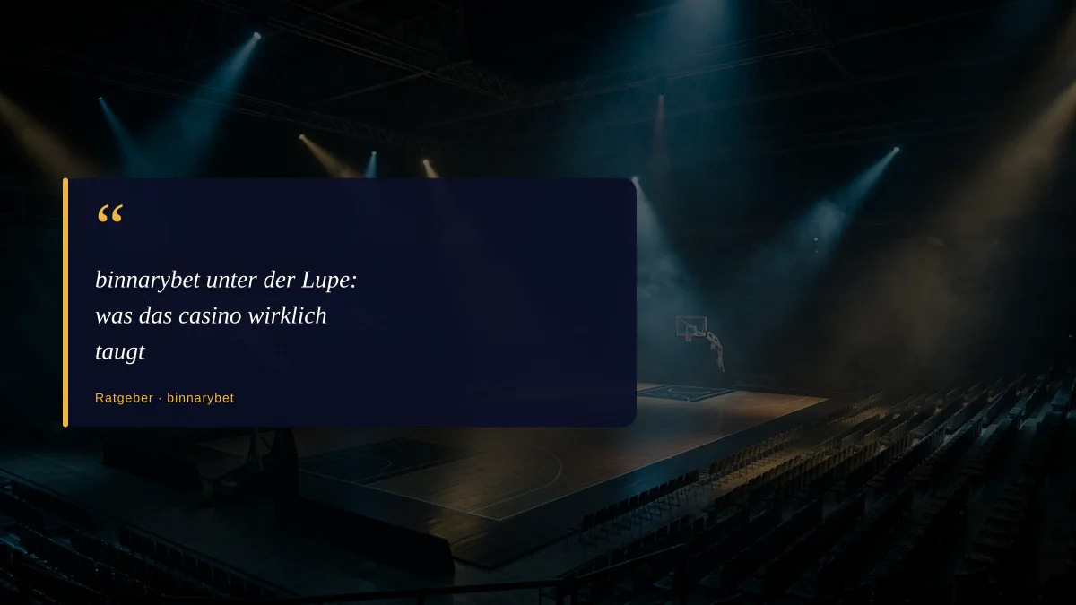 binnarybet unter der Lupe: was das casino wirklich taugt