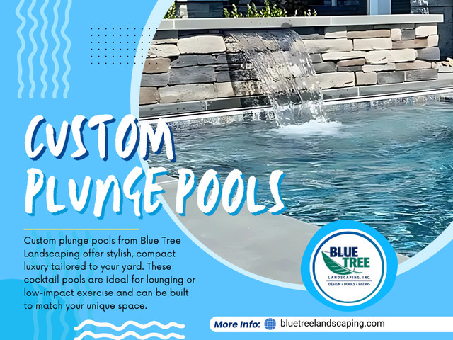 With the right mix of style and function, you can turn any outdoor space into a place where family, fun, and relaxation come together. One of the best ways to do that? Pairing custom pools with expert landscaping services.

Click here to know more about Custom Plunge Pools: https://bluetreelandscaping.com/custom-pools

Google Business Profile: https://www.google.com/maps/place/?cid=17511215015669106043

Visit Official Website: https://bluetreelandscaping.com

Blue Tree Landscaping

Address: 4494 Skippack Pike, Schwenksville, PA 19473, USA
Phone: +16102220590
Email Address: info@bluetrreelandscaping.com
Find Us Google Map: https://maps.app.goo.gl/MYZ9UiPYZH7UvXgv9

Our Profile: https://bluetreelands.imgbb.com/

See More:

https://is.gd/sUY3KJ
https://is.gd/r9T08I
https://is.gd/ko023Q
https://is.gd/fP34x7