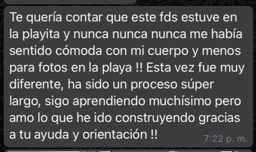 Mensaje de cliente