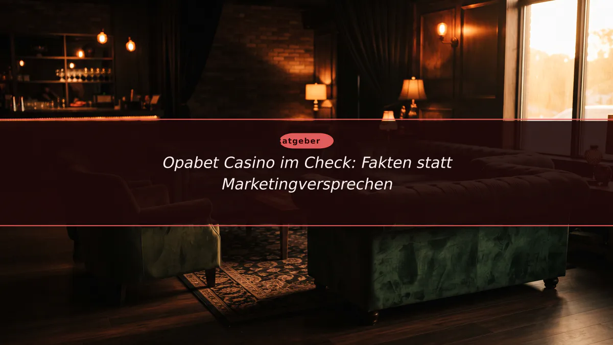 Opabet Casino im Check: Fakten statt Marketingversprechen