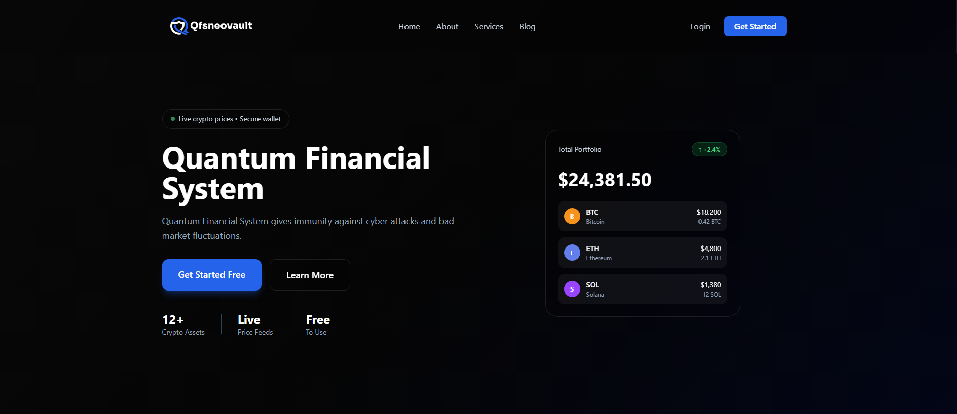 Screenshot of qfsneoledger.sbs