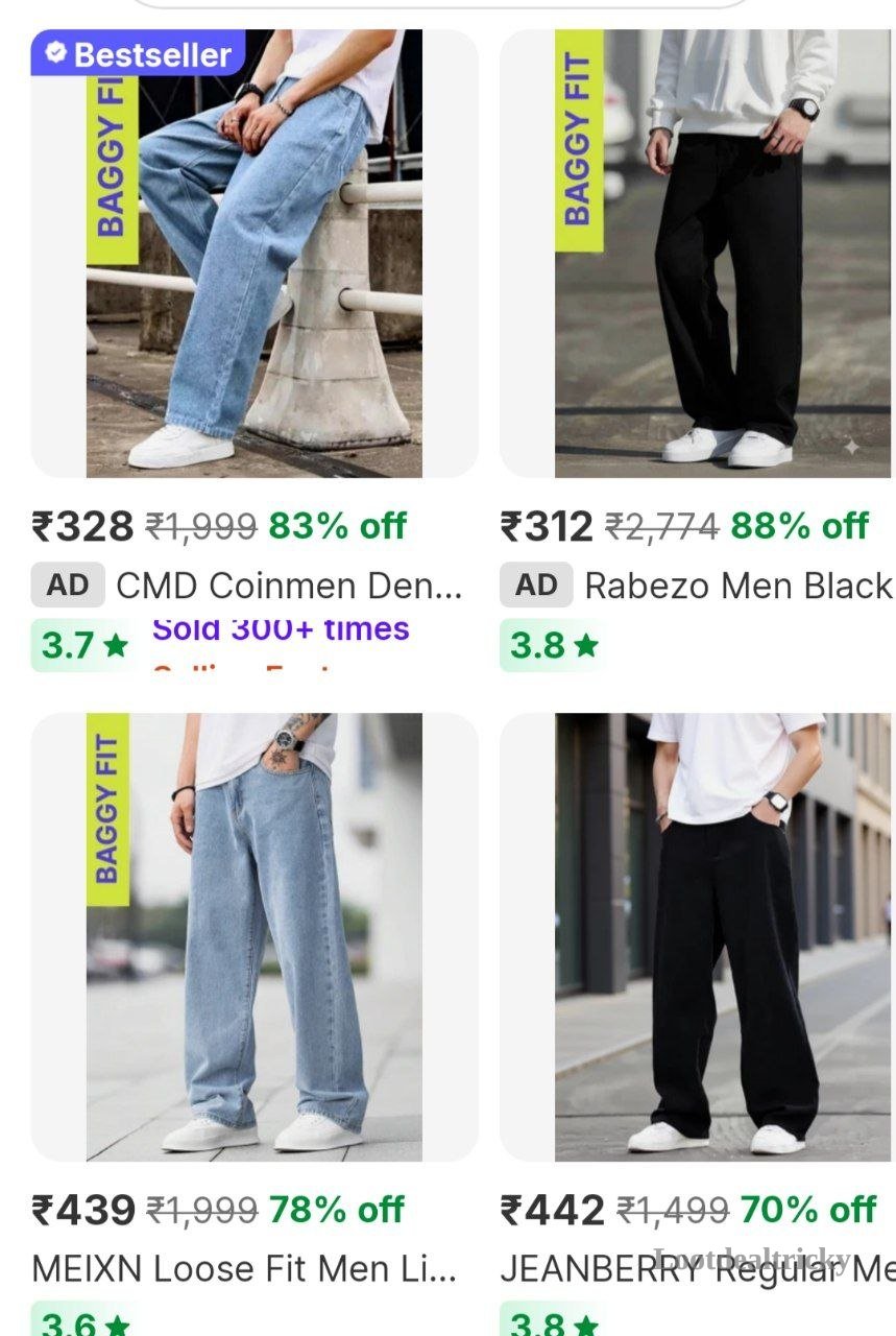 Men Loose Fit – Just ₹312 | Huge Savings Offer