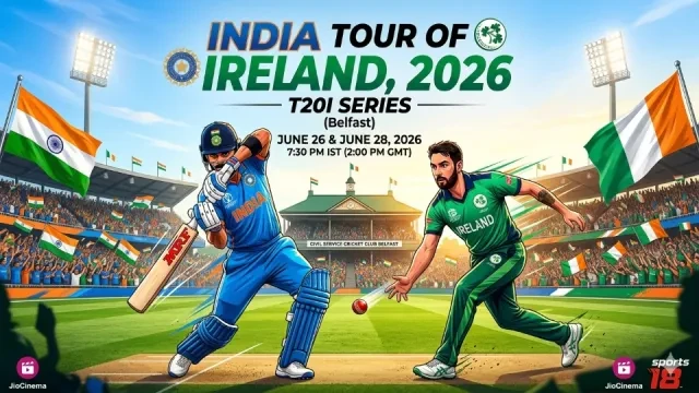 India tour of Ireland, 2026 Picture