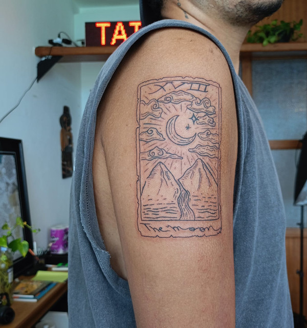 Blackwork por Juliana Janeiro