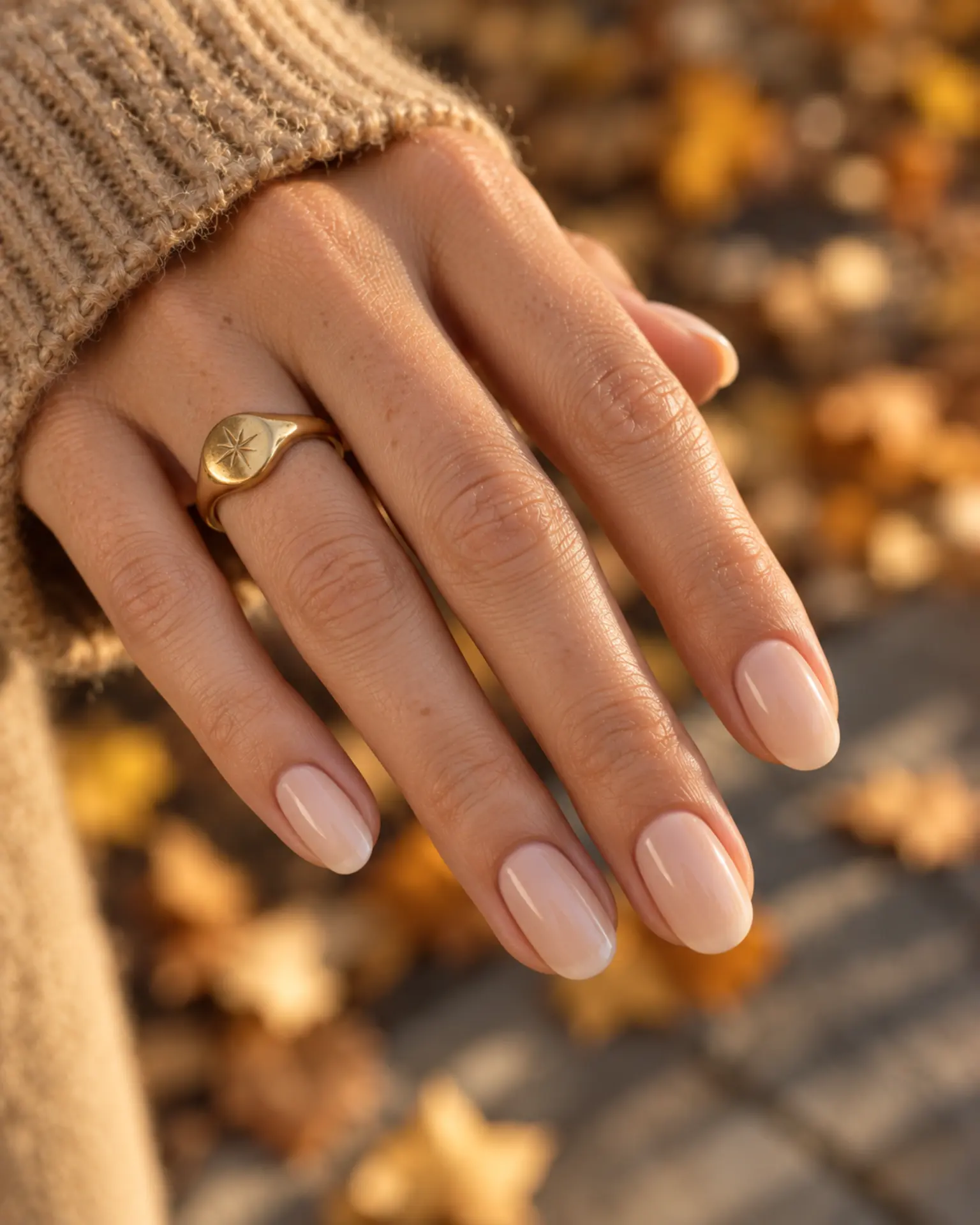Milky Beige Jelly Wash manicure inspiration for nude nail ideas