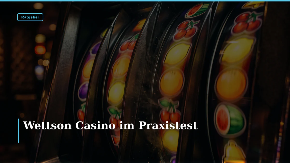 Wettson Casino im Praxistest
