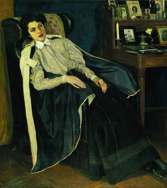 Портрет О М Нестеровой дочери художника 1905