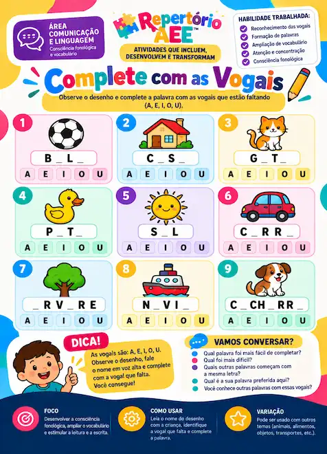 Atividade Repertório AEE 9