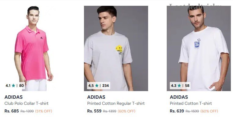 Adidas Tshirt Min Offer Image