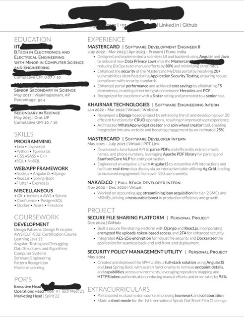 Resume