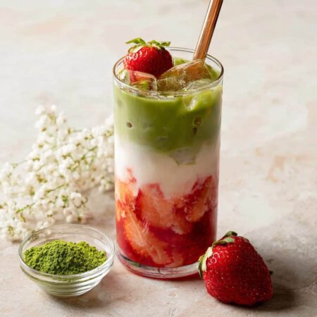 Strawberry Matcha Latte: Discover This Trendy Iced Drink!