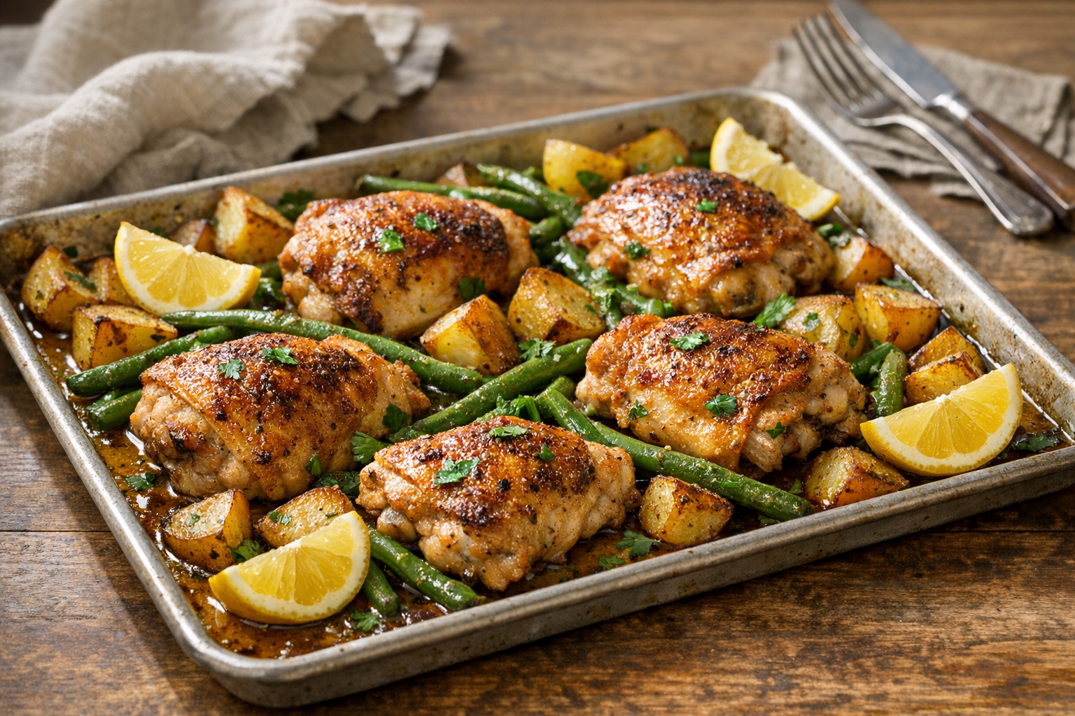 One Pan Chicken Dinner: A Fast Sheet Pan Meal