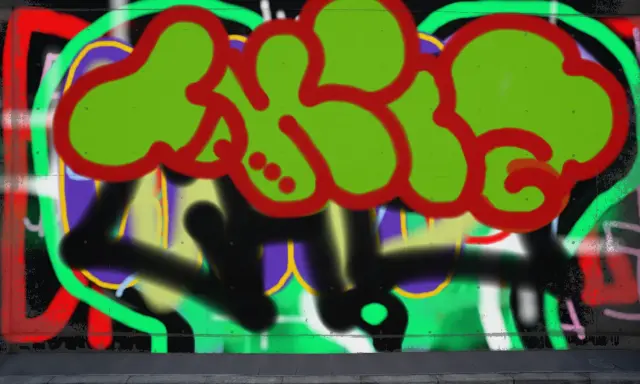 Graffiti artwork by Tkiz