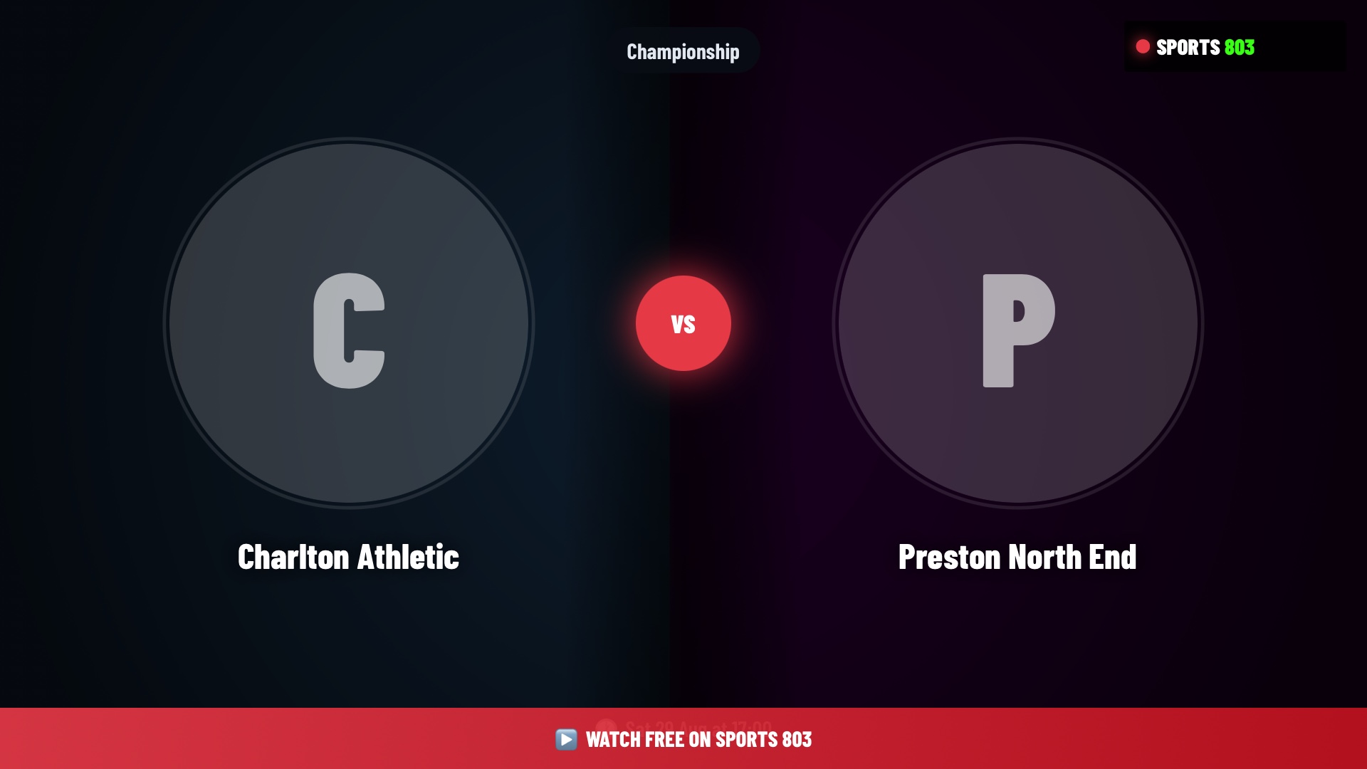 Charlton Athletic vs Preston North End – Championship Live Stream | Sports 803