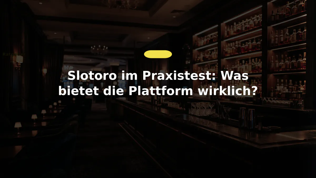 Slotoro im Praxistest: Was bietet die Plattform wirklich?
