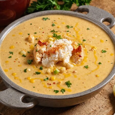 Creamy Corn & Crab Bisque Recipe
