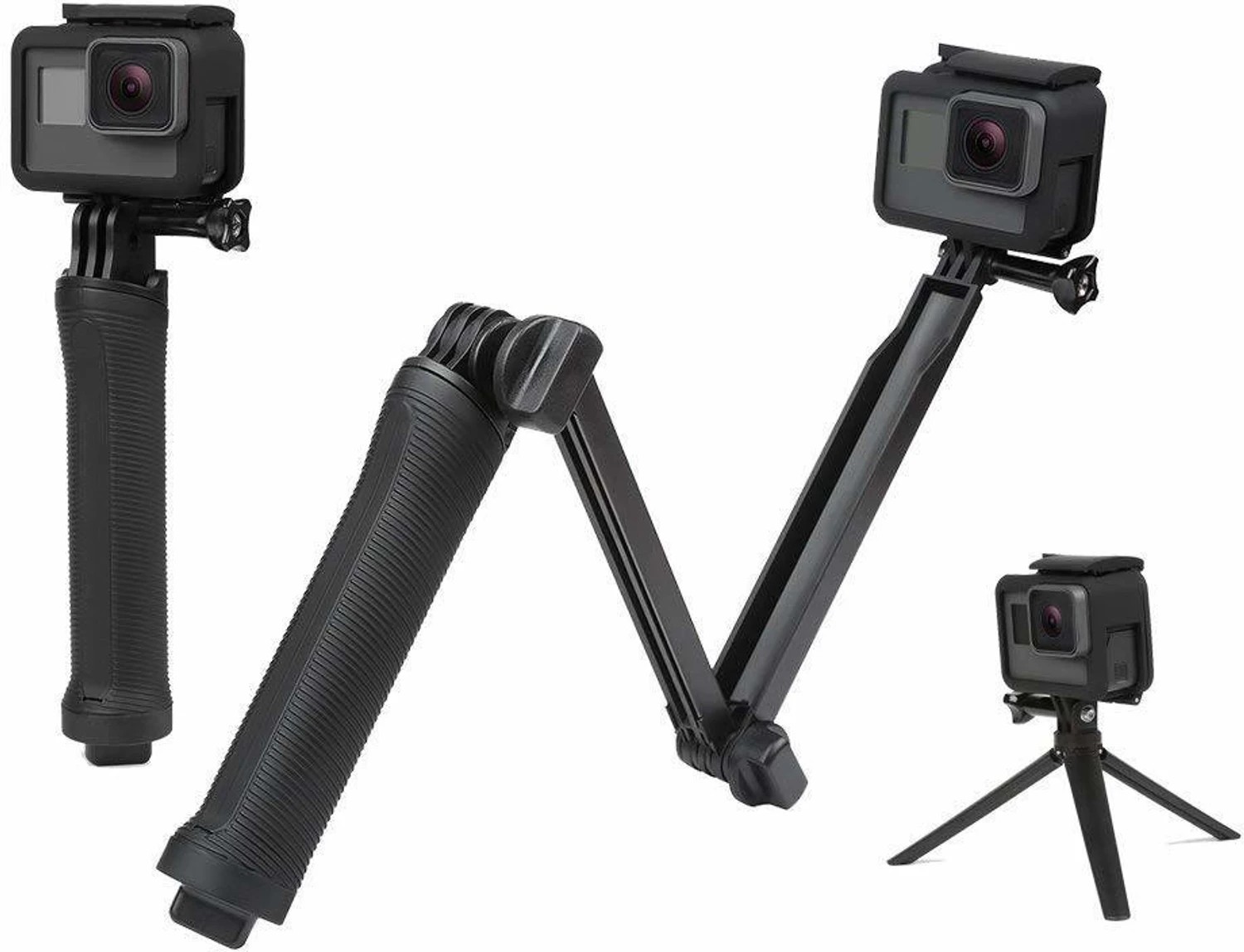 sounce 3Way Monopod Grip Tripod Foldable Selfie Stick,Stabilizer ...more