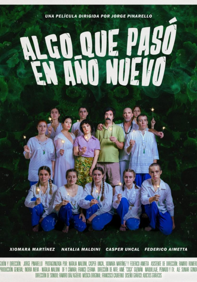 Póster de Algo que pasó en año nuevo