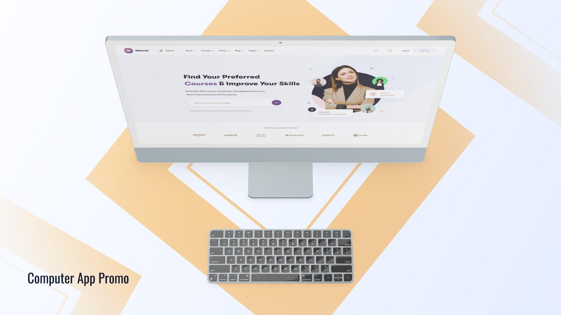 Website Desktop Mockup