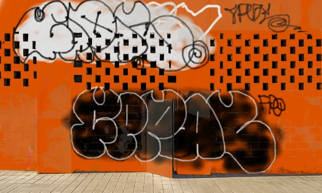 Graffiti artwork by refun