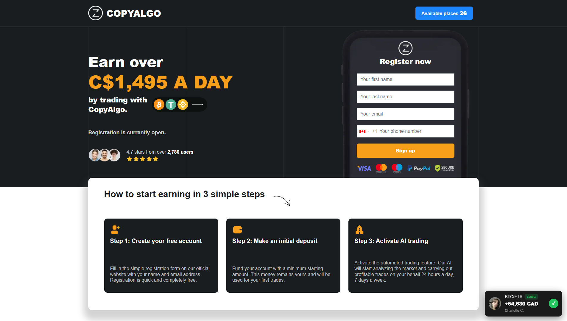 copyalgo.org का सहेजा गया कैप्चर